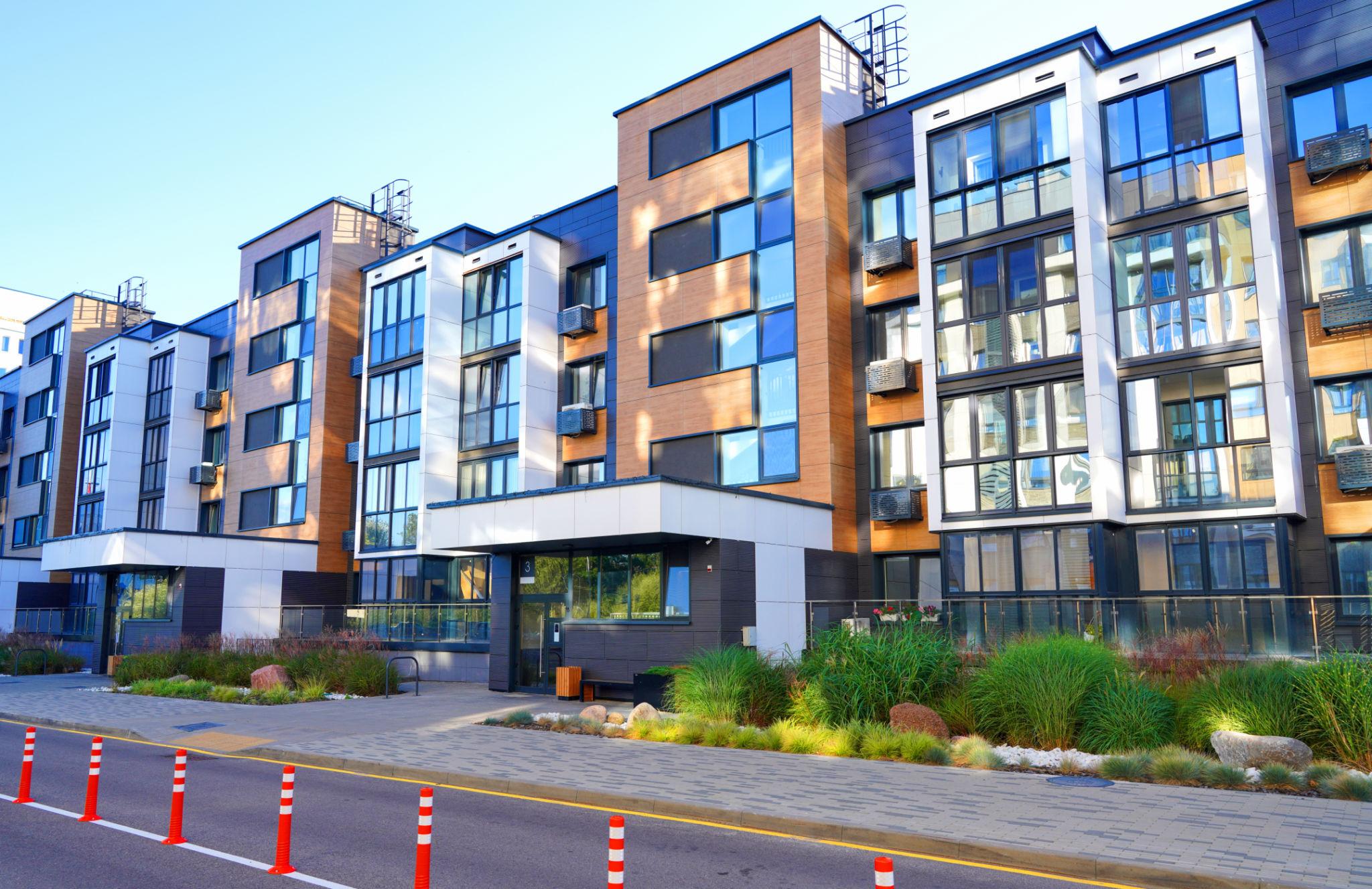 Yüksek katlı modern apartman projesi